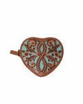 Loyal West Cupid Coin Pouch Handtooled Leather - Whiskey & Water